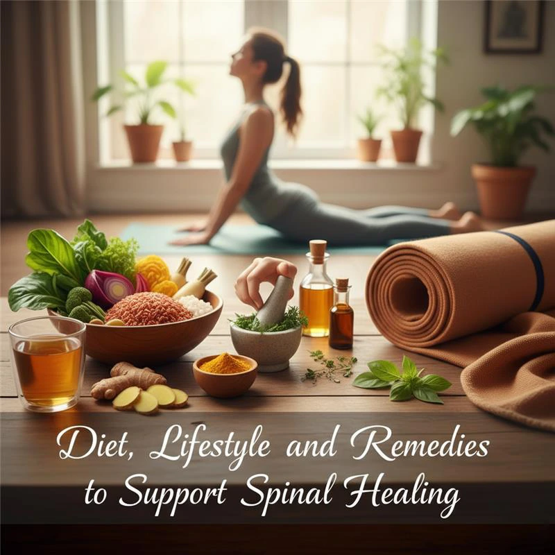 Diet,lifestyle and home remedies to support spinal healing